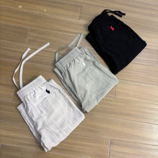 Ralph Lauren Pants Textured Elastic-Waist Trousers