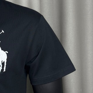 Ralph Lauren T-shirt Unisex Big Pony 3-Sleeve Cotton Crewneck Tee