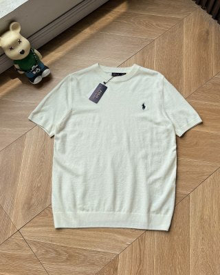 Ralph Lauren T-shirt Cotton Knit Regular Shoulder Crewneck Tee