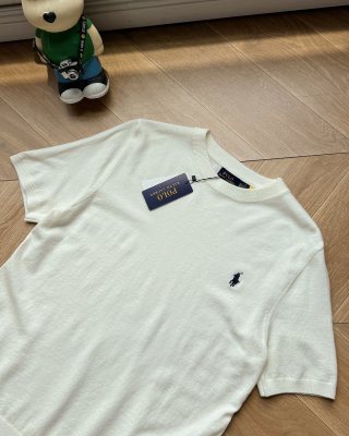 Ralph Lauren T-shirt Cotton Knit Regular Shoulder Crewneck Tee