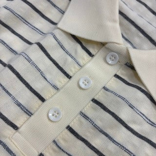 Ralph Lauren Polo Shirt Striped Cotton Piqué Short Sleeve Polo