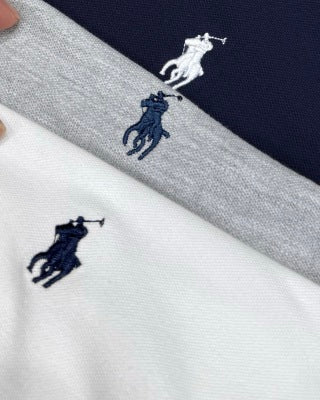 Ralph Lauren T-shirt Contrast Trim Heavyweight Cotton Crewneck Tee