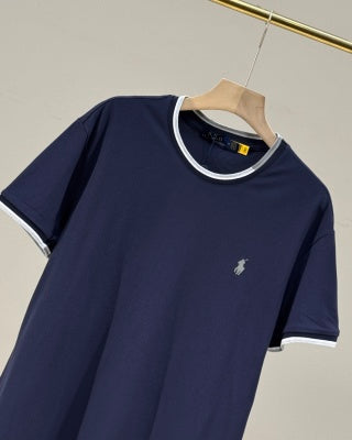Ralph Lauren T-shirt Contrast Trim Heavyweight Cotton Crewneck Tee