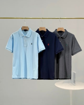 Ralph Lauren Polo Shirt Relaxed Cotton Mesh Piqué Polo