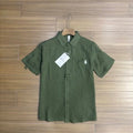 Ralph Lauren Shirt Linen Short Sleeve Utility Button-Up