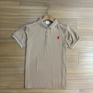 Ralph Lauren Contrast Trim Mesh Polo Shirt