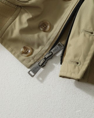 Ralph Lauren Outerwear Abottson Stand-Collar Gabardine Jacket