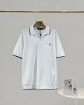 Ralph Lauren V-Neck Contrast Trim Cotton Polo Shirt
