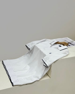 Ralph Lauren V-Neck Contrast Trim Cotton Polo Shirt