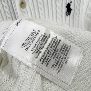 Ralph Lauren Cable Knit Cotton Polo Shirt